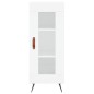 Highboard Hochglanz-Weiß 34,5x34x180 cm Holzwerkstoff Highboard Hochglanz-Weiß 34,5x34x180 cm Holzwerkstoff