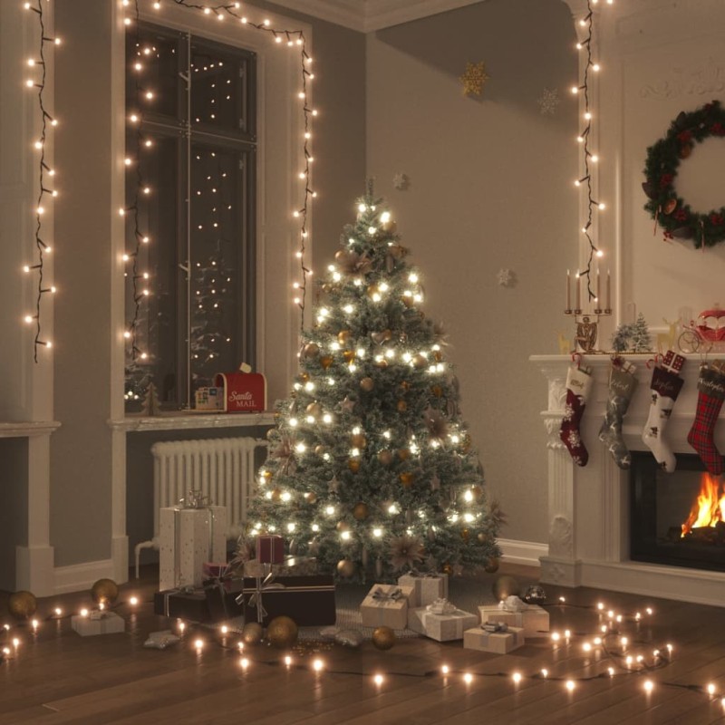 Lichterkette mit 400 LEDs 40 m 8 Lichteffekte Warmweiß Lichterkette mit 400 LEDs 40 m 8 Lichteffekte Warmweiß