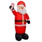 Aufblasbarer Weihnachtsmann mit LEDs 120 cm Aufblasbarer Weihnachtsmann mit LEDs 120 cm