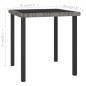 Garten-Esstisch Grau 70x70x73 cm Poly Rattan Garten-Esstisch Grau 70x70x73 cm Poly Rattan