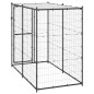 Outdoor-Hundezwinger Stahl mit Überdachung 110x220x180 cm Outdoor-Hundezwinger Stahl mit Überdachung 110x220x180 cm