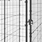 Outdoor-Hundezwinger Stahl mit Überdachung 110x220x180 cm Outdoor-Hundezwinger Stahl mit Überdachung 110x220x180 cm