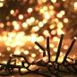 LED-Lichterkette mit 400 LEDs Warmweiß 7,4 m PVC LED-Lichterkette mit 400 LEDs Warmweiß 7,4 m PVC