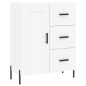 Highboard Weiß 69,5x34x180 cm Holzwerkstoff Highboard Weiß 69,5x34x180 cm Holzwerkstoff