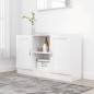 Sideboard Hochglanz-Weiß 120x30,5x70 cm Holzwerkstoff Sideboard Hochglanz-Weiß 120x30,5x70 cm Holzwerkstoff