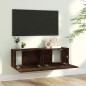 vidaXL TV-Wandschrank Räuchereiche 100x30x30 cm Holzwerkstoff vidaXL TV-Wandschrank Räuchereiche 100x30x30 cm Holzwerkstoff