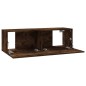 vidaXL TV-Wandschrank Räuchereiche 100x30x30 cm Holzwerkstoff vidaXL TV-Wandschrank Räuchereiche 100x30x30 cm Holzwerkstoff