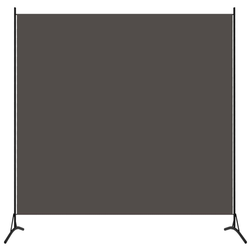 1-tlg. Raumteiler Anthrazit 175x180 cm 1-tlg. Raumteiler Anthrazit 175x180 cm