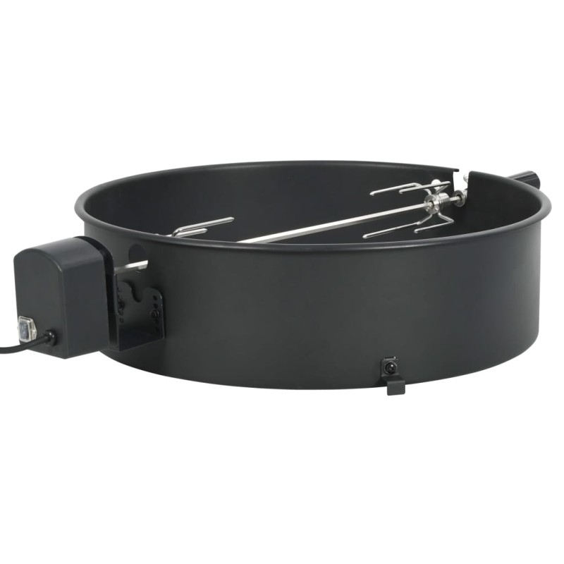 vidaXL BBQ Rotisserie Ring Set 57 cm Schwarz vidaXL BBQ Rotisserie Ring Set 57 cm Schwarz