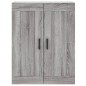 Highboard Grau Sonoma 69,5x34x180 cm Holzwerkstoff Highboard Grau Sonoma 69,5x34x180 cm Holzwerkstoff