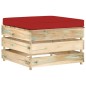 12-tlg. Garten-Lounge-Set mit Kissen Grün Imprägniertes Holz 12-tlg. Garten-Lounge-Set mit Kissen Grün Imprägniertes Holz