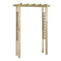 Gartenlaube Rosenbogen 150 x 60 x 204 cm Holz Imprägniert