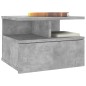 vidaXL Hängende Nachttische 2 Stk. Betongrau 40x31x27cm Holzwerkstoff vidaXL Hängende Nachttische 2 Stk. Betongrau 40x31x27cm Holzwerkstoff