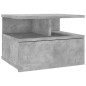 vidaXL Hängende Nachttische 2 Stk. Betongrau 40x31x27cm Holzwerkstoff vidaXL Hängende Nachttische 2 Stk. Betongrau 40x31x27cm Holzwerkstoff