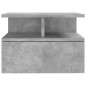 vidaXL Hängende Nachttische 2 Stk. Betongrau 40x31x27cm Holzwerkstoff vidaXL Hängende Nachttische 2 Stk. Betongrau 40x31x27cm Holzwerkstoff