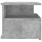 vidaXL Hängende Nachttische 2 Stk. Betongrau 40x31x27cm Holzwerkstoff vidaXL Hängende Nachttische 2 Stk. Betongrau 40x31x27cm Holzwerkstoff
