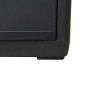 vidaXL Gartenschrank mit 4 Regalen Schwarz vidaXL Gartenschrank mit 4 Regalen Schwarz