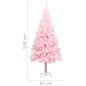 Künstlicher Weihnachtsbaum mit Ständer Rosa 120 cm PVC Künstlicher Weihnachtsbaum mit Ständer Rosa 120 cm PVC
