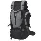 Wanderrucksack XXL 75 L Schwarz und Grau Wanderrucksack XXL 75 L Schwarz und Grau