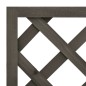 Garten-Spalier mit Blumenkasten Grau 50x25x90 cm Tannenholz Garten-Spalier mit Blumenkasten Grau 50x25x90 cm Tannenholz