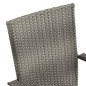 Gartenstühle Stapelbar 6 Stk. Grau Poly Rattan Gartenstühle Stapelbar 6 Stk. Grau Poly Rattan