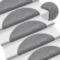 vidaXL 15 Stk. Selbstkl. Treppenmatten Nadelvlies 56x17x3cm Hellgrau vidaXL 15 Stk. Selbstkl. Treppenmatten Nadelvlies 56x17x3cm Hellgrau