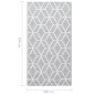 Outdoor-Teppich Grau 190x290 cm PP Outdoor-Teppich Grau 190x290 cm PP