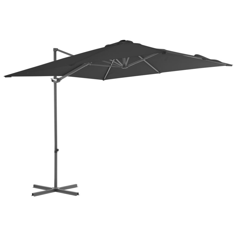 Ampelschirm mit Stahlmast Anthrazit 250 x 250 cm Ampelschirm mit Stahlmast Anthrazit 250 x 250 cm