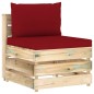 vidaXL 4-tlg. Garten-Lounge-Set mit Kissen Grün Imprägniertes Holz vidaXL 4-tlg. Garten-Lounge-Set mit Kissen Grün Imprägniertes Holz