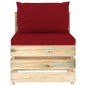 vidaXL 4-tlg. Garten-Lounge-Set mit Kissen Grün Imprägniertes Holz vidaXL 4-tlg. Garten-Lounge-Set mit Kissen Grün Imprägniertes Holz