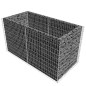 Gabionen-Hochbeet Stahl 180×90×100 cm Silbern Gabionen-Hochbeet Stahl 180×90×100 cm Silbern