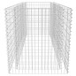 Gabionen-Hochbeet Stahl 180×90×100 cm Silbern Gabionen-Hochbeet Stahl 180×90×100 cm Silbern