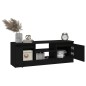 vidaXL TV-Schrank mit Tür Schwarz 102x30x36 cm vidaXL TV-Schrank mit Tür Schwarz 102x30x36 cm