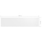 Balkon-Sichtschutz Weiß 120x500 cm Oxford-Gewebe Balkon-Sichtschutz Weiß 120x500 cm Oxford-Gewebe
