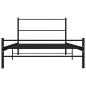 Bettgestell Schwarz Metall 90×200 cm Bettgestell Schwarz Metall 90×200 cm
