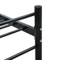 Bettgestell Schwarz Metall 90×200 cm Bettgestell Schwarz Metall 90×200 cm