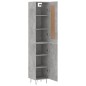 vidaXL Highboard Betongrau 34,5x34x180 cm Holzwerkstoff vidaXL Highboard Betongrau 34,5x34x180 cm Holzwerkstoff