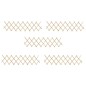 vidaXL Scherenzaun 5 Stk. Tannenholz 180x30 cm vidaXL Scherenzaun 5 Stk. Tannenholz 180x30 cm