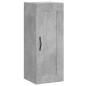 vidaXL Highboard Betongrau 34,5x34x180 cm Holzwerkstoff vidaXL Highboard Betongrau 34,5x34x180 cm Holzwerkstoff