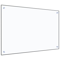 Küchenrückwand Transparent 90×60 cm Hartglas