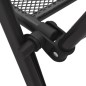 Klappstühle 4 Stk. Mesh Stahl Anthrazit Klappstühle 4 Stk. Mesh Stahl Anthrazit