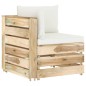 9-tlg. Garten-Lounge-Set mit Kissen Grün Imprägniertes Holz 9-tlg. Garten-Lounge-Set mit Kissen Grün Imprägniertes Holz