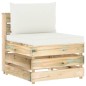 9-tlg. Garten-Lounge-Set mit Kissen Grün Imprägniertes Holz 9-tlg. Garten-Lounge-Set mit Kissen Grün Imprägniertes Holz
