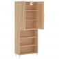 Highboard Sonoma-Eiche 69,5x34x180 cm Holzwerkstoff Highboard Sonoma-Eiche 69,5x34x180 cm Holzwerkstoff
