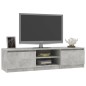 TV-Schrank Betongrau 140x40x35,5 cm Holzwerkstoff TV-Schrank Betongrau 140x40x35,5 cm Holzwerkstoff