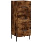 Highboard Räuchereiche 34,5x34x180 cm Holzwerkstoff Highboard Räuchereiche 34,5x34x180 cm Holzwerkstoff