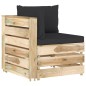 9-tlg. Garten-Lounge-Set mit Kissen Grün Imprägniertes Holz 9-tlg. Garten-Lounge-Set mit Kissen Grün Imprägniertes Holz