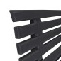 vidaXL Gartenbank 145,5 cm Kunststoff Anthrazit vidaXL Gartenbank 145,5 cm Kunststoff Anthrazit
