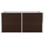 Hochbeet Braun 160 x 80 x 77 cm Verzinkter Stahl Hochbeet Braun 160 x 80 x 77 cm Verzinkter Stahl