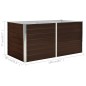 Hochbeet Braun 160 x 80 x 77 cm Verzinkter Stahl Hochbeet Braun 160 x 80 x 77 cm Verzinkter Stahl